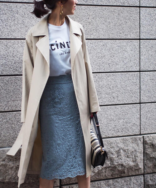 Jewel Changes（ジュエルチェンジズ）の「JOC Cotton ワッシャーベルトコート / 春コート / スプリングコート（その他アウター・レディース・ベージュ/ナチュラル・38/36）」の20枚目の写真