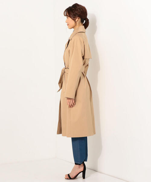 Jewel Changes（ジュエルチェンジズ）の「JOC Cotton ワッシャーベルトコート / 春コート / スプリングコート（その他アウター・レディース・ベージュ/ナチュラル・38/36）」の10枚目の写真