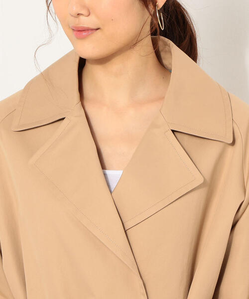 Jewel Changes（ジュエルチェンジズ）の「JOC Cotton ワッシャーベルトコート / 春コート / スプリングコート（その他アウター・レディース・ベージュ/ナチュラル・38/36）」の8枚目の写真