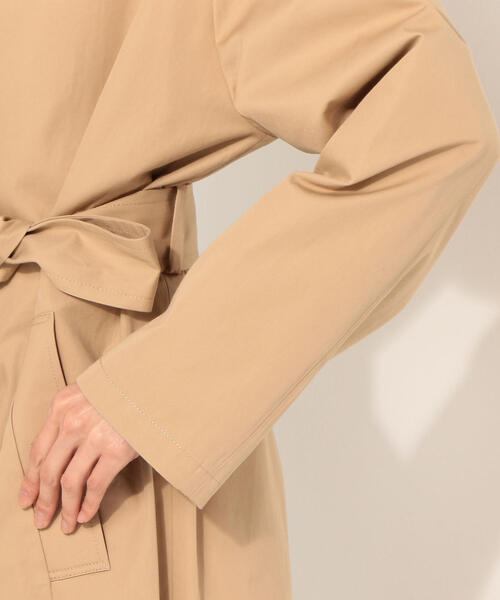 Jewel Changes（ジュエルチェンジズ）の「JOC Cotton ワッシャーベルトコート / 春コート / スプリングコート（その他アウター・レディース・ベージュ/ナチュラル・38/36）」の3枚目の写真