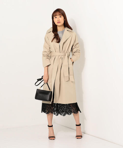 Jewel Changes（ジュエルチェンジズ）の「JOC Cotton ワッシャーベルトコート / 春コート / スプリングコート（その他アウター・レディース・ベージュ/ナチュラル・38/36）」の15枚目の写真