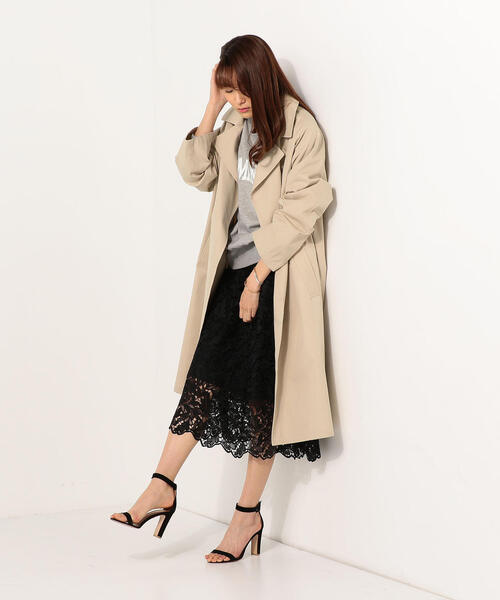 Jewel Changes（ジュエルチェンジズ）の「JOC Cotton ワッシャーベルトコート / 春コート / スプリングコート（その他アウター・レディース・ベージュ/ナチュラル・38/36）」の22枚目の写真