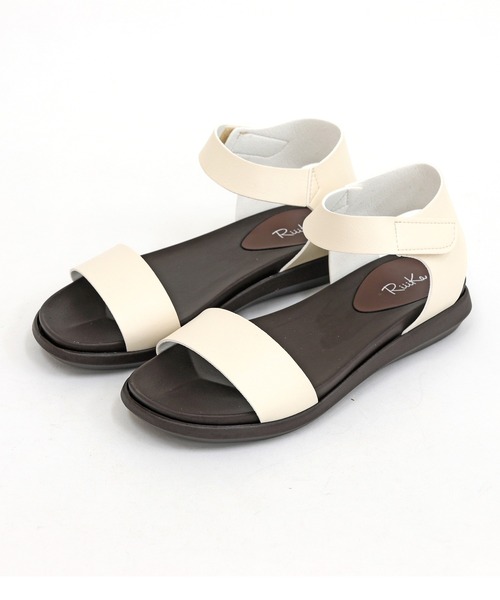 RiiiKa（リーカ）の「【MADE IN JAPAN】【安心の日本製】シンプルラインサンダル【RiiiKa/リーカ】（サンダル・レディース・ブラック/ブラウン/レッド/アイボリー/カーキ・LL/S/M/L）」の20枚目の写真