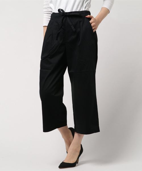 SHIPS Days（シップスデイズ）の「SHIPS Days STANDARD:ストレッチワイドパンツ◇（その他パンツ・レディース・ライトグレー/ベージュ/オリーブ/ダークオリーブ/ネイビー/チャコールグレー/ブラック・S～Ｍ/M～Ｌ）」の2枚目の写真