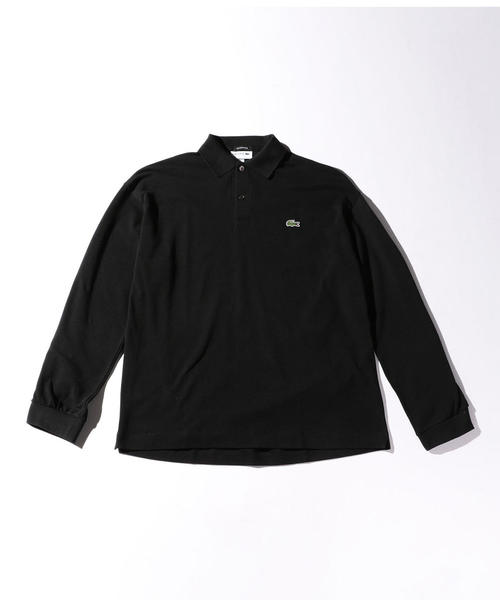 LACOSTE（ラコステ）の「【別注】 ＜LACOSTE (ラコステ）＞ WIDE LS POLOSHIRT/ポロシャツ（ポロシャツ・メンズ・ベージュ/グレー/ブラック・3/2/5/4）」の2枚目の写真