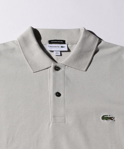 LACOSTE（ラコステ）の「【別注】 ＜LACOSTE (ラコステ）＞ WIDE LS POLOSHIRT/ポロシャツ（ポロシャツ・メンズ・ベージュ/グレー/ブラック・3/2/5/4）」の12枚目の写真
