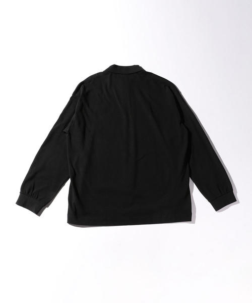 LACOSTE（ラコステ）の「【別注】 ＜LACOSTE (ラコステ）＞ WIDE LS POLOSHIRT/ポロシャツ（ポロシャツ・メンズ・ベージュ/グレー/ブラック・3/2/5/4）」の7枚目の写真