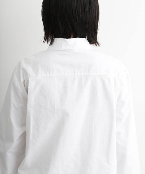 MERLOT IKYU（メルローイキュウ）の「ボウタイリボンカラーブラウス6509（シャツ/ブラウス・レディース・アイボリー/ブルー・FREE）」の7枚目の写真