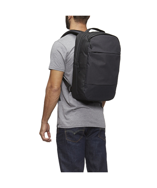 City Compact Backpack With Diamond Ripstop