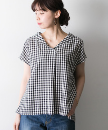 URBAN RESEARCH | テンセルタイプライターショールカラーブラウス(シャツ/ブラウス)