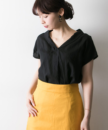 URBAN RESEARCH | テンセルタイプライターショールカラーブラウス(シャツ/ブラウス)