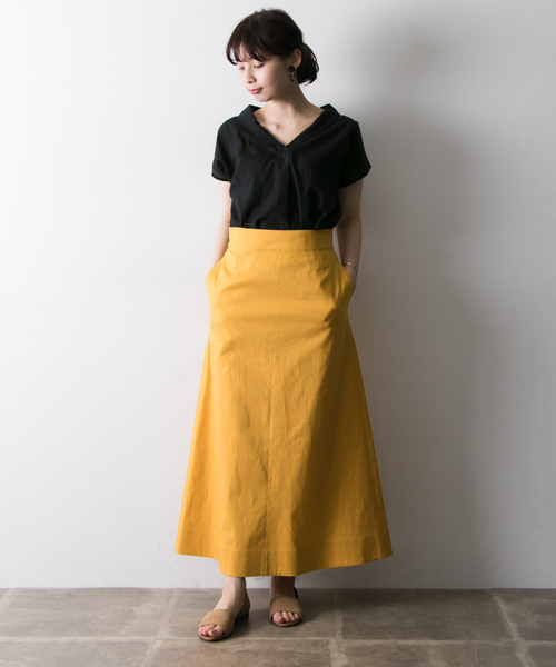 URBAN RESEARCH（アーバンリサーチ）の「テンセルタイプライターショールカラーブラウス（シャツ/ブラウス・レディース・オフホワイト/ブラック/チェック・FREE）」の7枚目の写真