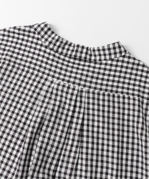 URBAN RESEARCH（アーバンリサーチ）の「テンセルタイプライターショールカラーブラウス（シャツ/ブラウス・レディース・オフホワイト/ブラック/チェック・FREE）」の18枚目の写真
