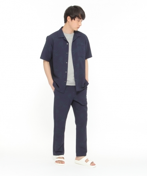 LAKOLE(ラコレ)の「プリントサッカーパンツ / LAKOLE(その他パンツ・メンズ・ネイビー/ブラック・MEDIUM/LARGE/SMALL)」の3枚目の写真