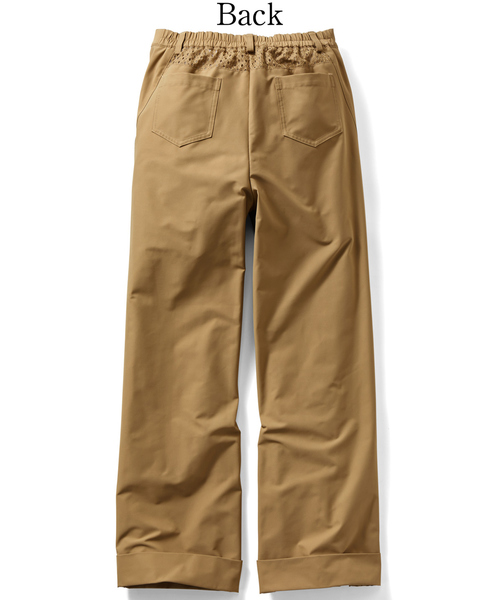 IEDIT（イディット）の「ＩＥＤＩＴ　歩くたびに空気が通る　涼やかパンツ　ワイドパンツ（その他パンツ・レディース・ブラック/アイボリー/ネイビー/ベージュ/カーキ・X-LARGE/XX-LARGE/SMALL/MEDIUM/LARGE）」の14枚目の写真