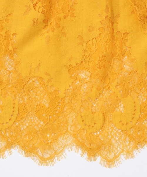 laboratory work（ラボラトリーワーク）の「スカラップレースオフショルブラウス（シャツ/ブラウス・レディース・グレー/イエロー/ライトベージュ・MEDIUM）」の18枚目の写真