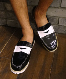 CIAOPANIC | 【1 to 10 people】　2TONE エナメル配色ローファー(その他シューズ)