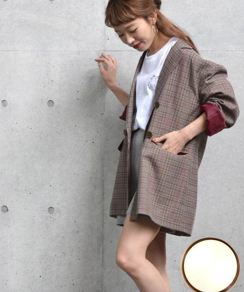 w closet（ダブルクローゼット）の「グレンチェックテーラード