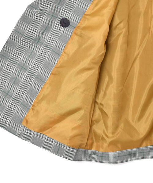 w closet（ダブルクローゼット）の「グレンチェックテーラードジャケット_（テーラードジャケット・レディース・ブラウン/ベージュ/グレー・FREE）」の17枚目の写真