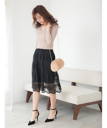 fifth | Vネックリブニット(ニット/セーター)