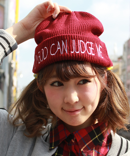 WEGO（ウィゴー）の「WEGO/ロゴ刺繍ニットキャップ（ニットキャップ/ビーニー・メンズ・ブラック/ネイビー/マスタード/ワイン・FREE）」の4枚目の写真