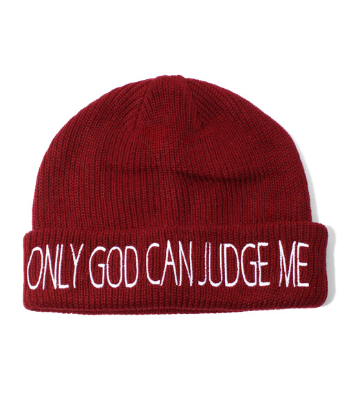 WEGO（ウィゴー）の「WEGO/ロゴ刺繍ニットキャップ（ニットキャップ/ビーニー・メンズ・ブラック/ネイビー/マスタード/ワイン・FREE）」の10枚目の写真