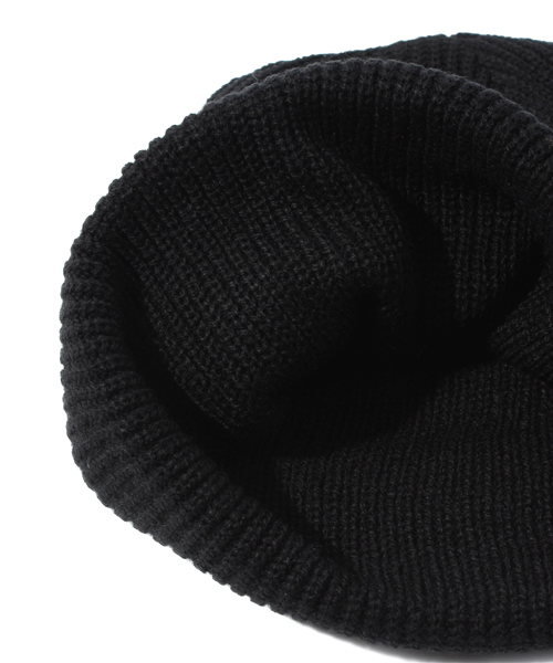 WEGO（ウィゴー）の「WEGO/ロゴ刺繍ニットキャップ（ニットキャップ/ビーニー・メンズ・ブラック/ネイビー/マスタード/ワイン・FREE）」の6枚目の写真