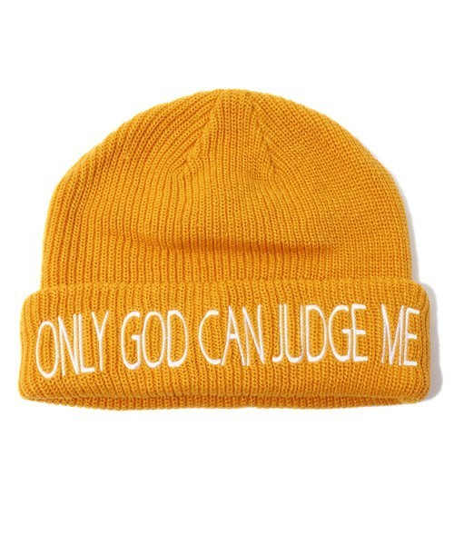 WEGO（ウィゴー）の「WEGO/ロゴ刺繍ニットキャップ（ニットキャップ/ビーニー・メンズ・ブラック/ネイビー/マスタード/ワイン・FREE）」の12枚目の写真