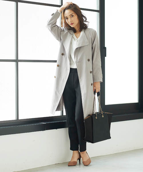 Pierrot（ピエロ）の「チェーンデザイントートバッグ（トートバッグ・レディース・ブラック/ベージュ/グレー・FREE）」の14枚目の写真