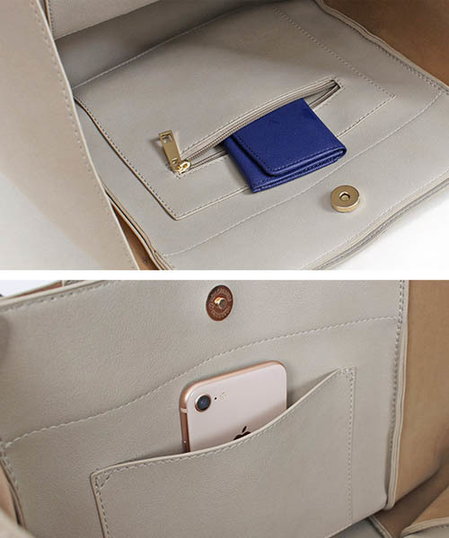 Pierrot（ピエロ）の「チェーンデザイントートバッグ（トートバッグ・レディース・ブラック/ベージュ/グレー・FREE）」の15枚目の写真