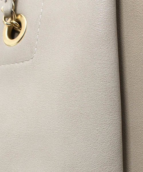 Pierrot（ピエロ）の「チェーンデザイントートバッグ（トートバッグ・レディース・ブラック/ベージュ/グレー・FREE）」の11枚目の写真