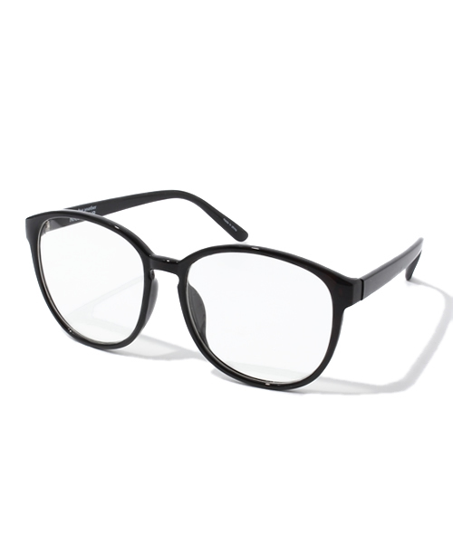 one after another NICE CLAUP（ワンアフターアナザーナイスクラップ）の「【ナイスクラップ】デカメガネ（メガネ・レディース・レッド/ブラウン/ブラック・FREE）」の2枚目の写真