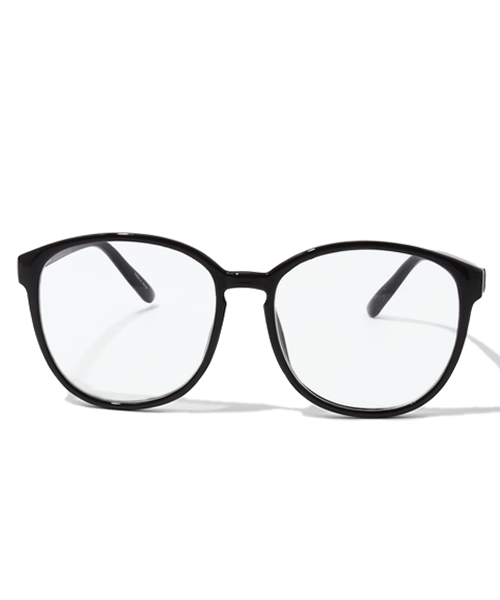 one after another NICE CLAUP（ワンアフターアナザーナイスクラップ）の「【ナイスクラップ】デカメガネ（メガネ・レディース・レッド/ブラウン/ブラック・FREE）」の4枚目の写真