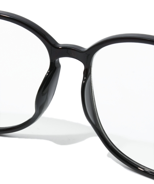 one after another NICE CLAUP（ワンアフターアナザーナイスクラップ）の「【ナイスクラップ】デカメガネ（メガネ・レディース・レッド/ブラウン/ブラック・FREE）」の7枚目の写真