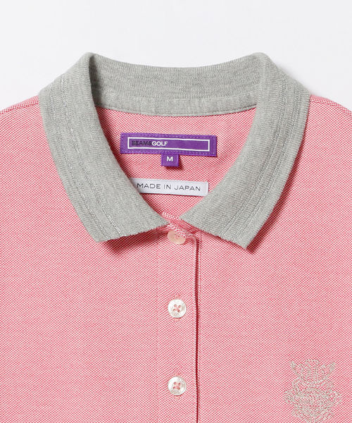 BEAMS GOLF PURPLE LABEL / ラメ ライン ポロシャツ BEAMS GOLF PURPLE LABEL / ラメ ライン ポロシャツ