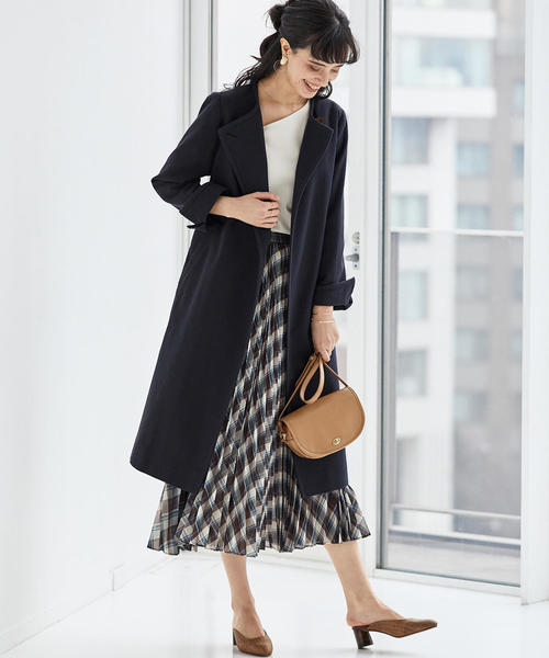 green label relaxing（グリーンレーベルリラクシング）の「FM ミラノポンチ カッティング カットソー ◆（Tシャツ/カットソー・レディース・ブラック/ナチュラル/マスタード・FREE）」の19枚目の写真