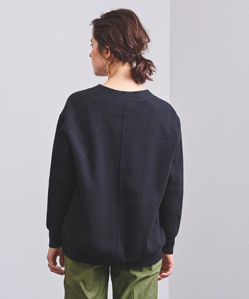 UNITED ARROWS - 新品タグ付き　united arrows ネイビー　Vネックニット UNITED ARROWS（ユナイテッドアローズ）の「UWSC ミラノリブ V