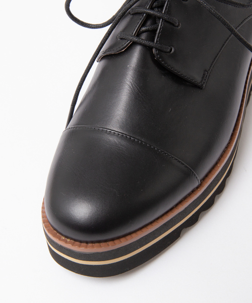 Au BANNISTER（オゥバニスター）の「【WEB別注 / 追加生産】EVAレースアップ厚底シューズ（ドレスシューズ・レディース・ブラック/ブロンズ/ブラック系その他2/ネイビー/ベージュ・38/39/35/36/37）」の18枚目の写真