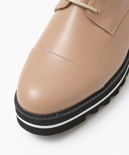 Au BANNISTER（オゥバニスター）の「【WEB別注 / 追加生産】EVAレースアップ厚底シューズ（ドレスシューズ・レディース・ブラック/ブロンズ/ブラック系その他2/ネイビー/ベージュ・38/39/35/36/37）」の16枚目の写真