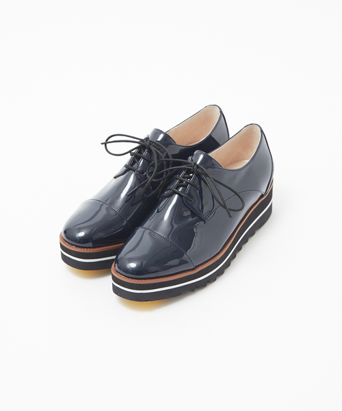 Au BANNISTER（オゥバニスター）の「【WEB別注 / 追加生産】EVAレースアップ厚底シューズ（ドレスシューズ・レディース・ブラック/ブロンズ/ブラック系その他2/ネイビー/ベージュ・38/39/35/36/37）」の12枚目の写真