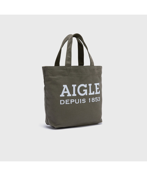 AIGLE(エーグル)の「コットンキャンバスミニトート(トートバッグ・メンズ・オフホワイト/カーキ/ダークネイビー・FREE)」の14枚目の写真