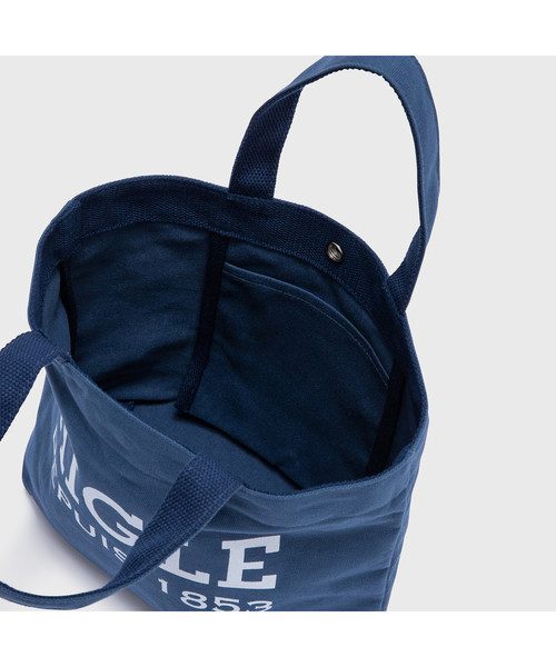 AIGLE(エーグル)の「コットンキャンバスミニトート(トートバッグ・メンズ・オフホワイト/カーキ/ダークネイビー・FREE)」の7枚目の写真