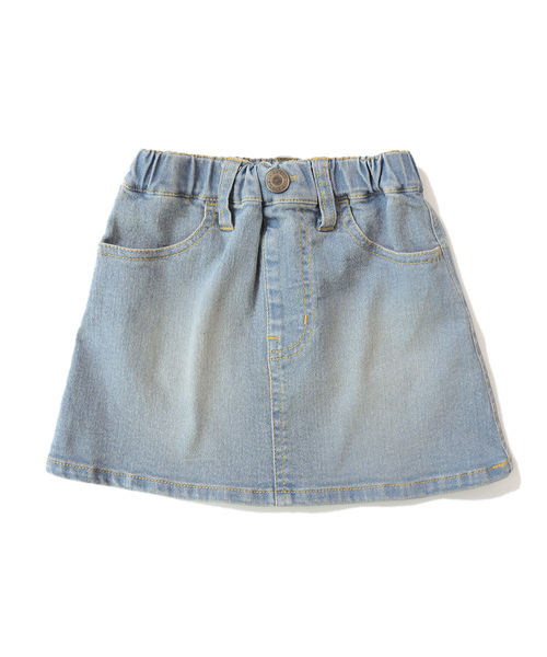 devirock（デビロック）の「デニムスカート（デニムスカート・キッズ・ネイビー/サックスブルー/ブルー系その他/ワンウォッシュ・110cm/100cm/120cm/130cm/140cm/150cm/160cm）」の9枚目の写真