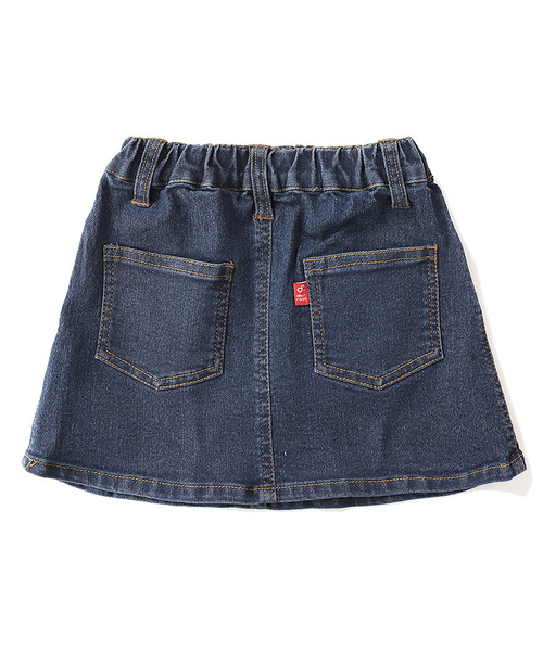 devirock（デビロック）の「デニムスカート（デニムスカート・キッズ・ネイビー/サックスブルー/ブルー系その他/ワンウォッシュ・110cm/100cm/120cm/130cm/140cm/150cm/160cm）」の7枚目の写真