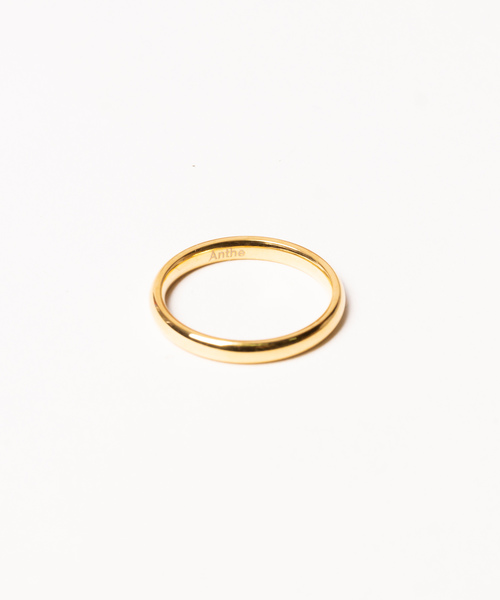 Anthe（アンテ）の「Anthe /stainless series simple2mm ring（リング・レディース・ブラック/シルバー/ゴールド・#11/#13/#15）」の3枚目の写真