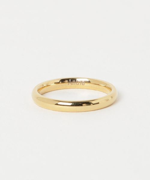 Anthe（アンテ）の「Anthe /stainless series simple2mm ring（リング・レディース・ブラック/シルバー/ゴールド・#11/#13/#15）」の7枚目の写真