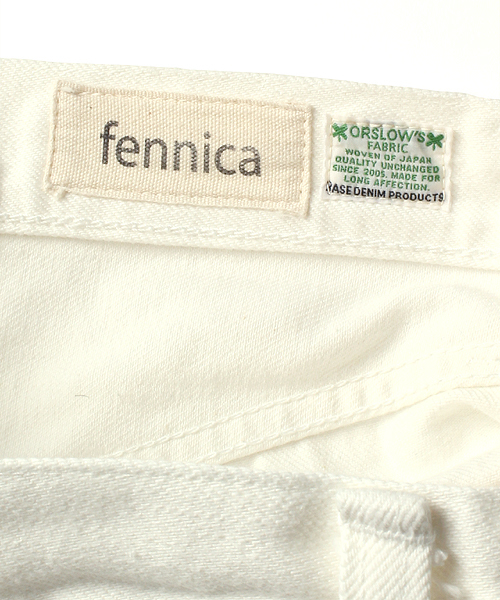 orSlow(オアスロウ)の「<Women's>orslow×fennica / White Dungarees(デニムパンツ・レディース・ホワイト・27inch)」の5枚目の写真