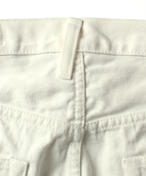 orSlow(オアスロウ)の「<Women's>orslow×fennica / White Dungarees(デニムパンツ・レディース・ホワイト・27inch)」の6枚目の写真