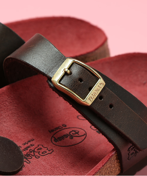 BIRKENSTOCK（ビルケンシュトック）の「【2014ディズニーコレクションサンダル】FLEUR/フルール ミッキー＆ミニーナチュラルレザー（サンダル・レディース・ダークブラウン・38/36/39/35/37）」の5枚目の写真