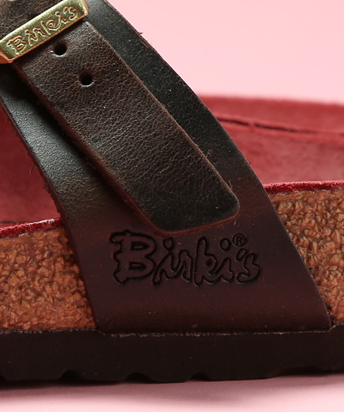 BIRKENSTOCK（ビルケンシュトック）の「【2014ディズニーコレクションサンダル】FLEUR/フルール ミッキー＆ミニーナチュラルレザー（サンダル・レディース・ダークブラウン・38/36/39/35/37）」の6枚目の写真